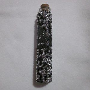 Black and Silver Bling Empty Potion Bottle.
